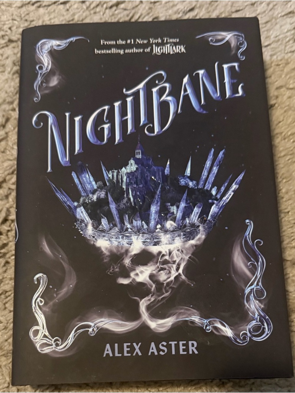 Bundle Price - $5 - BOOK - Nightbane by Alex Aster - Dark Blue & Black Hardcover